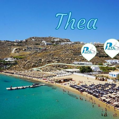 1Path Thea Mykonos Super Paradise Beach House Mykonos Town Luaran gambar