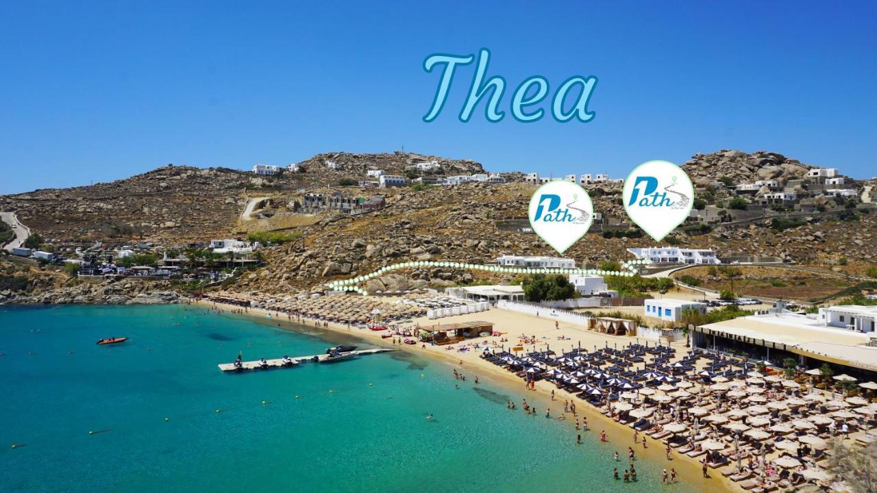 1Path Thea Mykonos Super Paradise Beach House Mykonos Town Luaran gambar